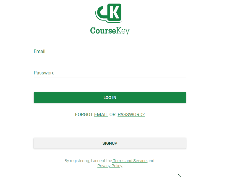 How To Access Your CourseKey Account CourseKey Help Center