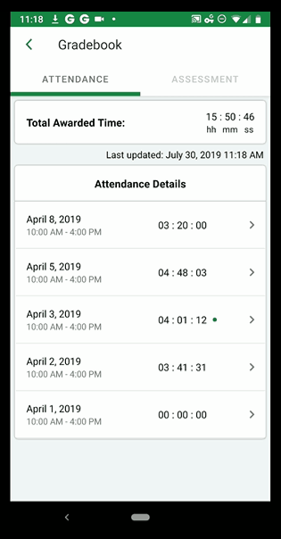 Student: How to View Attendance Grades – CourseKey Help Center