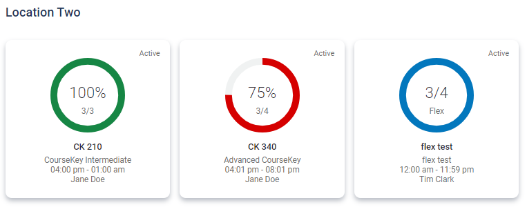 Live Attendance Dashboard Coursekey Help Center